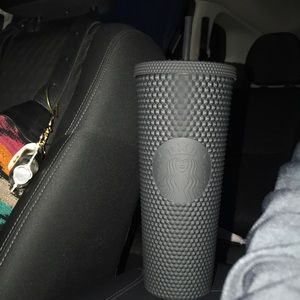 Starbucks matte black studded tumbler